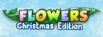 Flowers Christmas Edition slot logo
